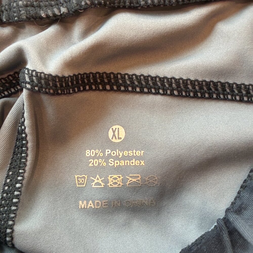 Women's Sport Joggers Sweatpants Black Gray - Picture 5 of 12